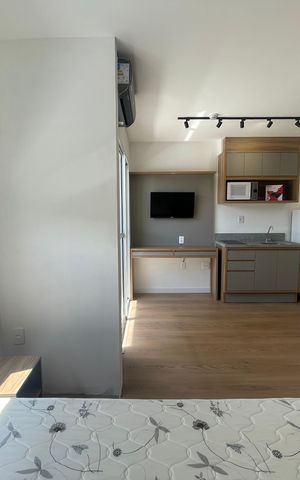 Apartamento para alugar com 24m², 1 quarto e sem vagaStudio