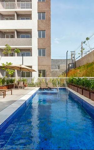 Apartamento para alugar com 24m², 1 quarto e sem vagaÁrea comum - Piscina