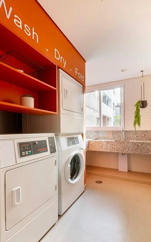 Apartamento para alugar com 24m², 1 quarto e sem vagaLavanderia