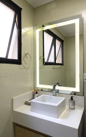 Apartamento à venda com 117m², 3 quartos e 2 vagasBanheiro Social