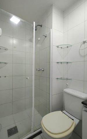 Apartamento à venda com 55m², 2 quartos e 1 vagaBanheiro da Suíte