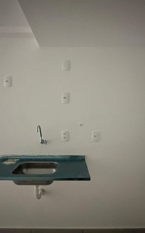 Apartamento à venda com 38m², 1 quarto e sem vaga Apartamento à venda com 38m², 1 quarto e sem vagaCozinha e Área de Serviço