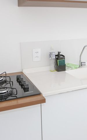 Apartamento à venda com 27m², 1 quarto e sem vagaCozinha e Área de Serviço