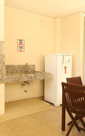 Apartamento para alugar com 36m², 2 quartos e sem vagaÁrea comum - Churrasqueira