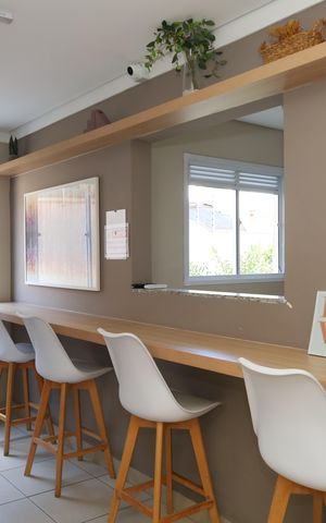 Apartamento para alugar com 36m², 2 quartos e sem vagaÁrea comum - Salão de festas