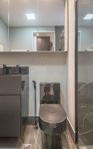 Apartamento à venda com 54m², 1 quarto e 1 vaga Apartamento à venda com 54m², 1 quarto e 1 vagaBanheiro da Suíte