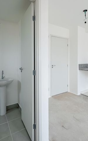 Apartamento para alugar com 45m², 1 quarto e sem vaga Apartamento para alugar com 45m², 1 quarto e sem vagaBanheiro
