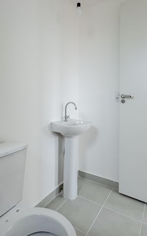 Apartamento para alugar com 45m², 1 quarto e sem vaga Apartamento para alugar com 45m², 1 quarto e sem vagaBanheiro