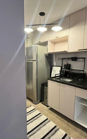 Studio à venda com 27m², 1 quarto e sem vaga Studio à venda com 27m², 1 quarto e sem vagaCozinha