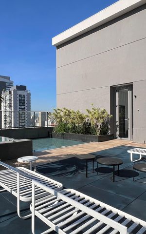 Studio à venda com 26m², 1 quarto e sem vagaÁrea comum - Piscina