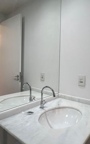 Studio à venda com 26m², 1 quarto e sem vagaBanheiro 