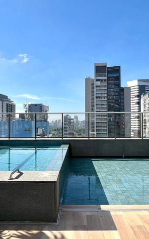 Studio à venda com 26m², 1 quarto e sem vagaÁrea comum - Piscina