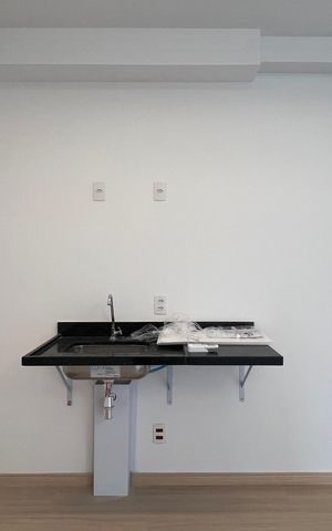 Studio à venda com 26m², 1 quarto e sem vagaCozinha