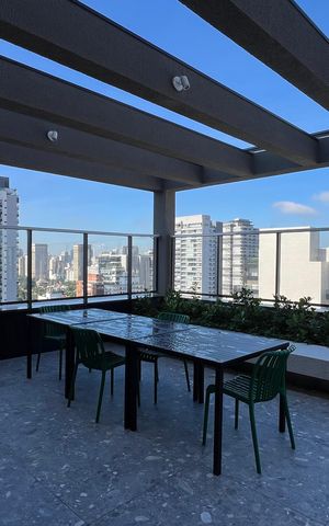 Studio à venda com 26m², 1 quarto e sem vagaÁrea comum - Churrasqueira