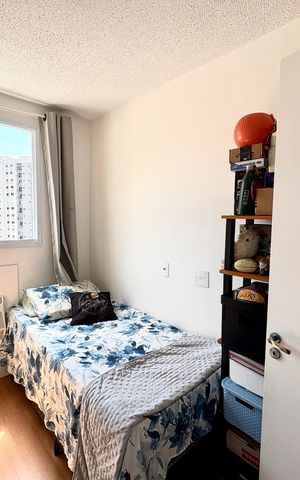 Apartamento à venda com 45m², 2 quartos e 1 vagaQuarto 1