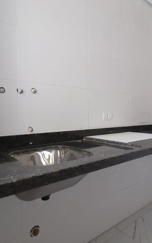 Apartamento à venda com 45m², 2 quartos e 1 vagaCozinha e Área de Serviço