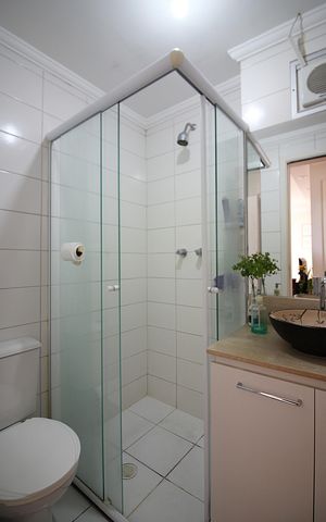 Apartamento para alugar com 48m², 2 quartos e 1 vagaBanheiro Social