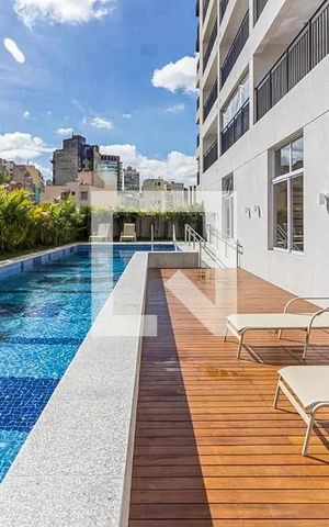 Studio para alugar com 36m², 1 quarto e 1 vaga Studio para alugar com 36m², 1 quarto e 1 vagaPiscina
