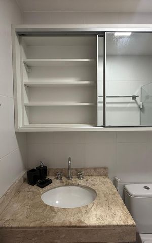 Apartamento para alugar com 36m², 1 quarto e 1 vaga Apartamento para alugar com 36m², 1 quarto e 1 vagaBanheiro