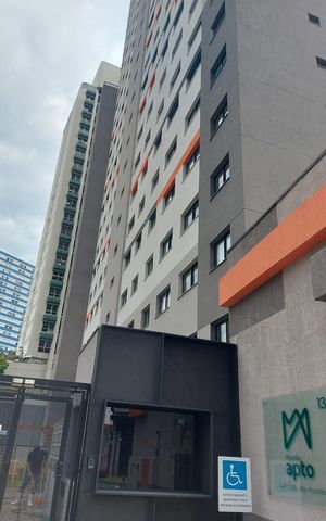 Apartamento à venda com 25m², 2 quartos e sem vaga
