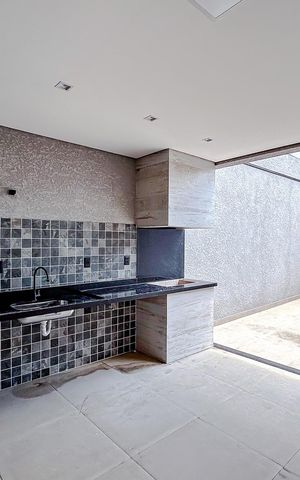 Casa à venda com 160m², 3 quartos e 5 vagasÁrea gourmet