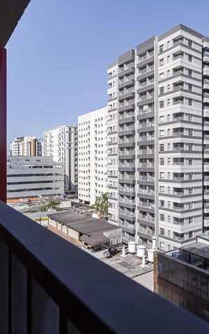 Studio à venda com 24m², 1 quarto e sem vagaVaranda