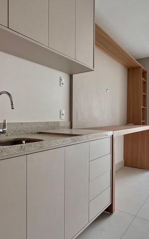 Studio à venda com 28m², 1 quarto e sem vaga Studio à venda com 28m², 1 quarto e sem vagaCozinha