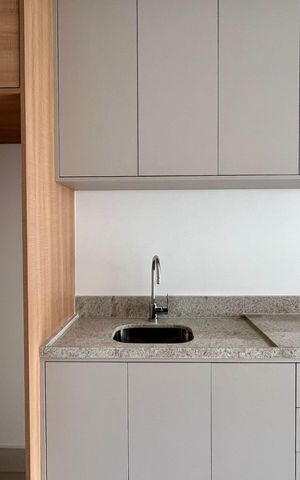 Studio à venda com 28m², 1 quarto e sem vaga Studio à venda com 28m², 1 quarto e sem vagaCozinha