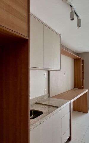 Studio à venda com 28m², 1 quarto e sem vaga Studio à venda com 28m², 1 quarto e sem vagaCozinha
