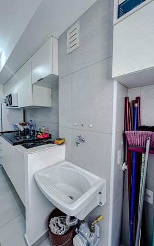 Apartamento para alugar com 39m², 1 quarto e sem vagaÁrea de Serviço