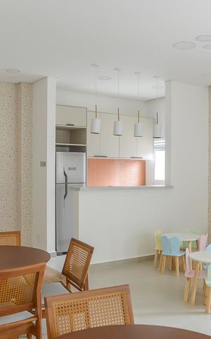 Apartamento para alugar com 48m², 2 quartos e 1 vaga Apartamento para alugar com 48m², 2 quartos e 1 vagaÁrea comum - Salão de festas