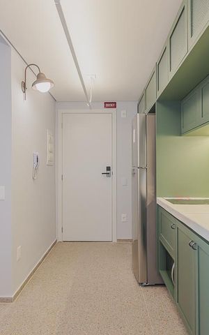 Studio à venda com 28m², 1 quarto e sem vagaCozinha