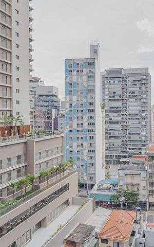 Studio à venda com 28m², 1 quarto e sem vagaVista