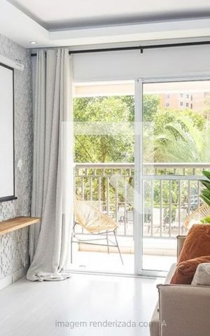 Apartamento para alugar com 64m², 2 quartos e 1 vaga