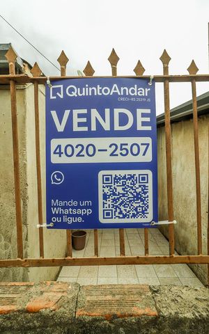 Casa à venda com 90m², 2 quartos e 1 vagaPlaca