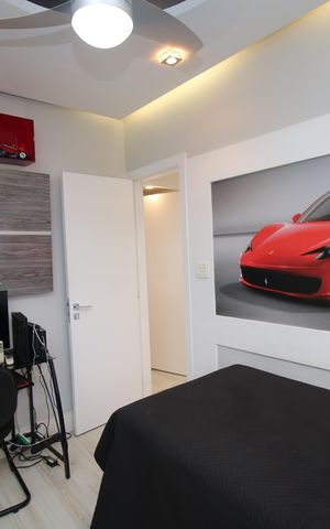 Apartamento à venda com 105m², 3 quartos e 1 vagaQuarto 2