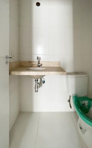 Apartamento à venda com 62m², 2 quartos e 1 vaga Apartamento à venda com 62m², 2 quartos e 1 vagaBanheiro Social