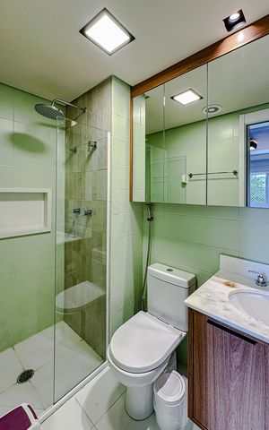 Apartamento à venda com 83m², 3 quartos e 1 vagaBanheiro da Suíte