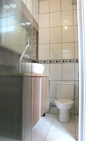 Casa para alugar com 50m², 2 quartos e 1 vagaBanheiro Suíte 