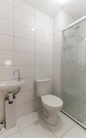 Apartamento para alugar com 49m², 2 quartos e sem vaga Apartamento para alugar com 49m², 2 quartos e sem vagaBanheiro