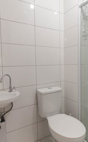 Apartamento para alugar com 49m², 2 quartos e sem vaga Apartamento para alugar com 49m², 2 quartos e sem vagaBanheiro