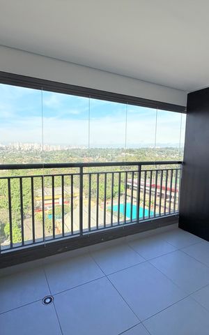 Apartamento para alugar com 51m², 1 quarto e 1 vaga Apartamento para alugar com 51m², 1 quarto e 1 vagaVaranda da Sala/Cozinha