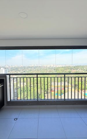 Apartamento para alugar com 51m², 1 quarto e 1 vaga Apartamento para alugar com 51m², 1 quarto e 1 vagaVaranda da Sala/Cozinha