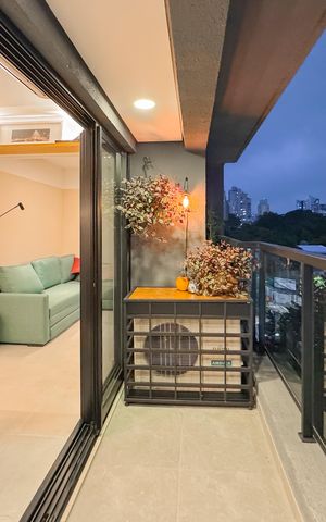 Apartamento à venda com 48m², 1 quarto e 1 vaga Apartamento à venda com 48m², 1 quarto e 1 vagaVaranda