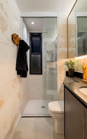 Apartamento à venda com 48m², 1 quarto e 1 vaga Apartamento à venda com 48m², 1 quarto e 1 vagaBanheiro