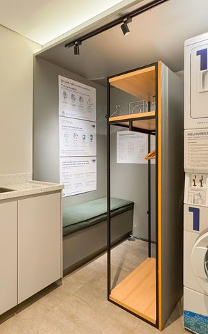Apartamento à venda com 48m², 1 quarto e 1 vaga Apartamento à venda com 48m², 1 quarto e 1 vagaLavanderia