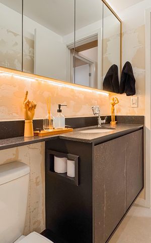 Apartamento à venda com 48m², 1 quarto e 1 vaga Apartamento à venda com 48m², 1 quarto e 1 vagaBanheiro