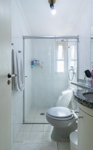Apartamento à venda com 60m², 2 quartos e 1 vagaBanheiro da Suíte