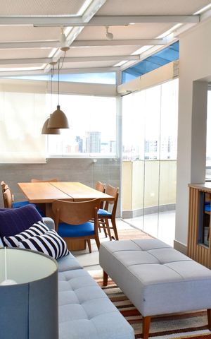 Apartamento à venda com 130m², 2 quartos e 2 vagasÁrea gourmet