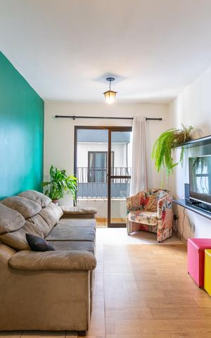 Apartamento à venda com 50m², 1 quarto e 1 vaga Apartamento à venda com 50m², 1 quarto e 1 vagaSala